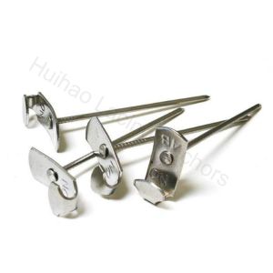 2-1 / 2" Insulation Fixing Pin, 14 Gauge Dia Stainless Steel Slim Lacing Anchors
