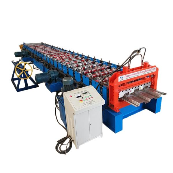 Quality Metal Plc Control Floor Deck Roll Forming Machine wholesale
