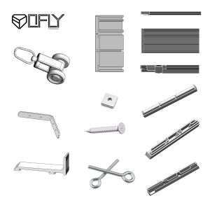 Aluminum Alloy Surface Mounted LED Profile For Double Layers Curtain Lighting