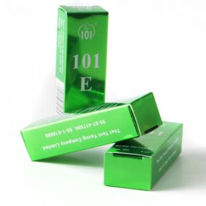 Beautiful Green Silver Art Paper Custom Box Printing Service for packing soap,