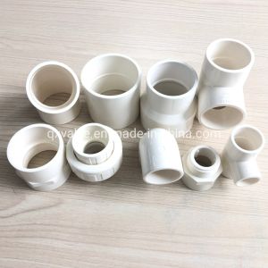 1-1/2" White PVC Female Thread Adaptor Plastic Pipe Fitting with SCH40 Wall