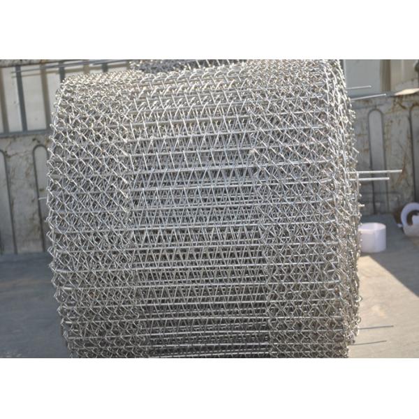 Spiral Wire Mersh Stainless Steel Conveyor Belt For Drying Ovens