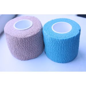 Tear by Hand Self - adherent Cotton Elastic Bandage Wrap