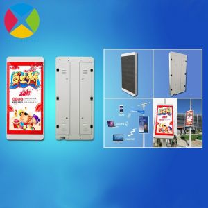 Novel Shape Outdoor Led Display Screen , P5 Led Post Banners Full Color