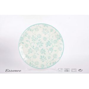 China 11 Large Beautiful Ceramic Dinner Plates Pad Painted Round Shape For Restaurant / Home on sale
