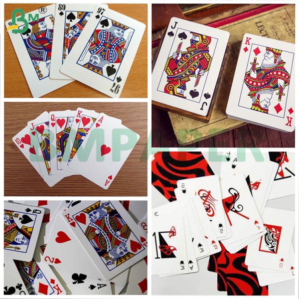 280gsm 300gsm Playing Poker Paper Blue Core Double Side Coated 280gsm 300gsm Playing Poker Paper Blue Core Double Side Coated