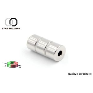 China China rare earth magnet with screw hole , neodymium rare earth magnets n52 on sale