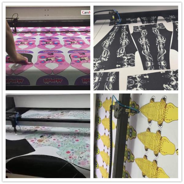 Multi Pattern CCD Camera Laser Cutting Machine For Printing Shoes Upper Textile