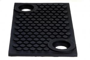 Cheap Custom Molded Rubber Parts molding materials vibration isolation rubber pad parts for sale