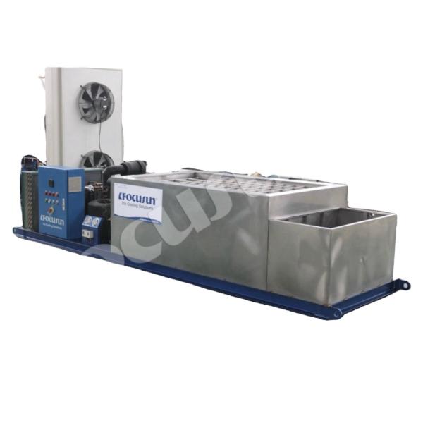 Quality ICE BLOCK Shape 2024 FOCUSUN 1T Brine System Block Ice Machine 1800*1200*2000mm wholesale