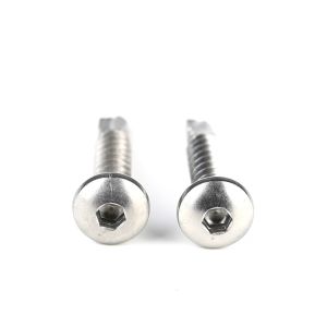 Stainless Steel Hex Socket Pan Head Self Drilling Screw for Metric Measurement