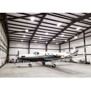 Faster Construction Prefab Steel Hangar Q355B Customized Large Span Building