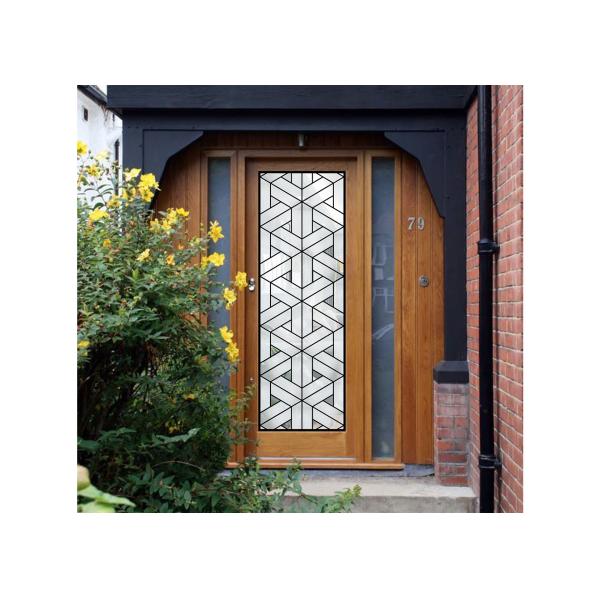 Quality Flat Round Beveled Edge Decorative Tempered Glass Panels To Showers , Table Tops wholesale