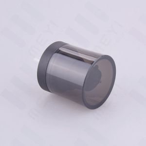 Matt Black Plastic Cream Foundation Pump 18/410 Outer Spring With AS Cap