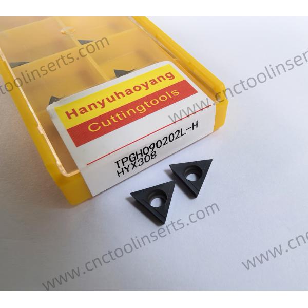 CNC Boring Inserts Wc-Co PVD Coating TPGH090202L-H HYX308 ，Only Suitable For