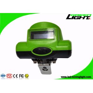 Portable Coal Mining Headlamp 13000 LUX Rechargeable Mining Cap Lamps With OLED