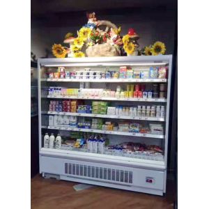 Multideck Chiller Open Display For Chilled Foods With Digital Controller