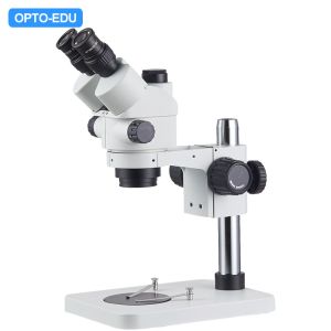 Cheap Trinocular Stereo Optical Microscope With Optional Eyepieces / Auxiliary Objectives for sale