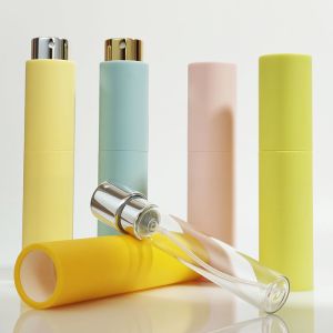 8ml 10ml 20ml Empty Black White Plastic Personalized Refill Perfume Atomizer