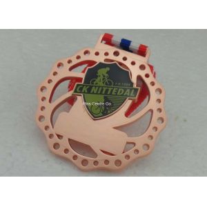 China Karate Awards Medals , Custom Sports Running Enamel Cycle Awards Medal on sale