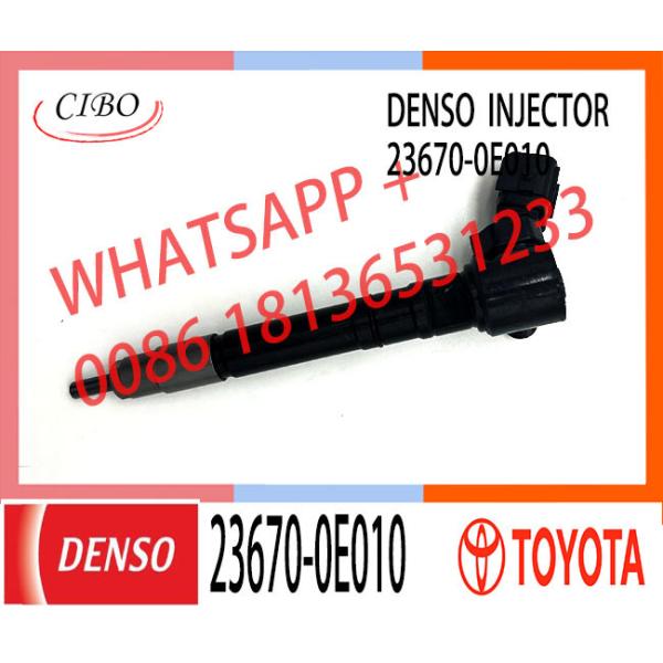 Genuine Common Rail Fuel Injector 23670-0E010 Fuel Injector Assembly 295700-0550,OEM Orders Accepted