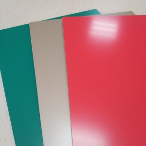 Fire Resistance Aluminium Composite Panel , Alu Composite Panel High Gloss