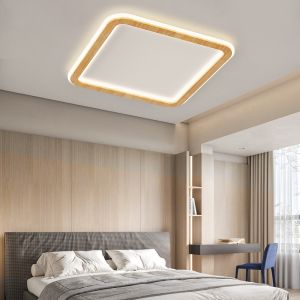 Modern Ceiling Lights Living Room Art dero Cloud round Wooden ceiling lights(WH