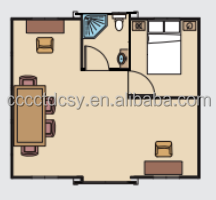 Modern Expandable Container Cabin Small Quick Build Prefab Houses