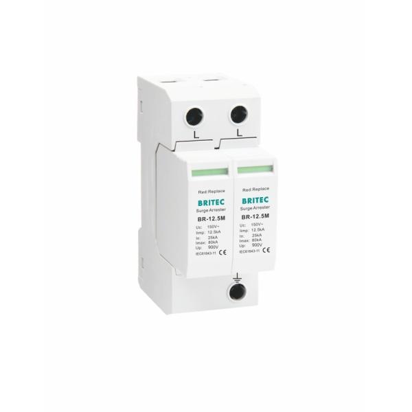 Quality BR-12.5M-150 2P Surge Protective Device surge protector class 1 type 1 2 spd wholesale surge protectors wholesale