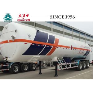 China Durable 3 Axle LNG Tank Trailer Vacuum Insulation Type 30-60 M³ Capacity on sale