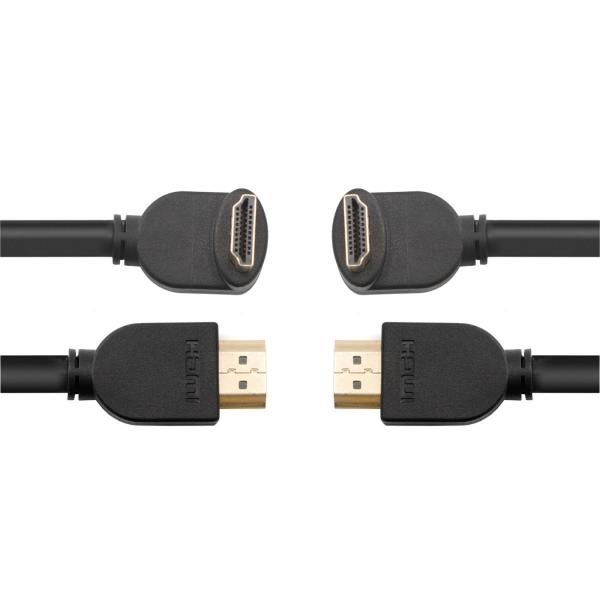 Quality 1500mm Right Angle HDMI Overmolded Cable Assemblies wholesale