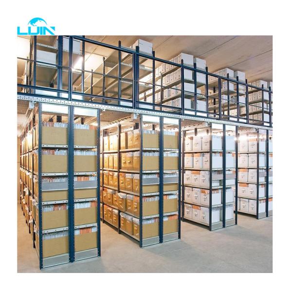 Quality Custom Supported Industrial Grating Cold Storage Steel Mezzanine Shelving Floor Racking wholesale