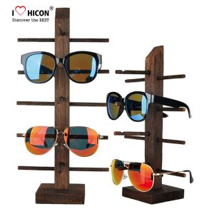 Eyeglass Shop Countertop Commercial Eyewear Display Rods For 5 Pair Of