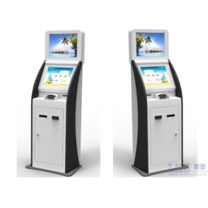 Cash Acceptor Bill Payment Multifunction Kiosk Terminal With LCD Monitor