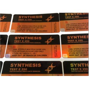 Synthesis Anabolics test Enanthate 250mg 10ml Vial Labels