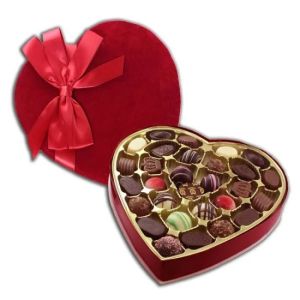 C1s Artpaper Heart Shaped Chocolate Box With Matt Lamination