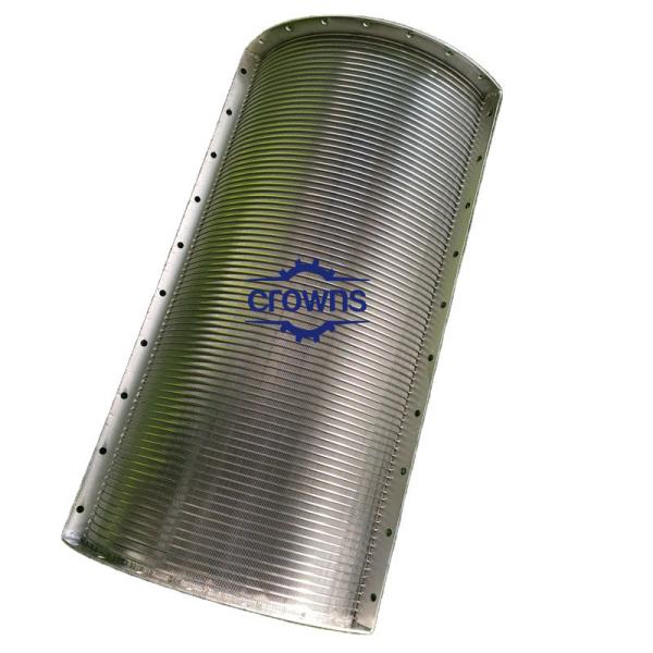 Quality Stainless Steel Wedge Wire Curve Screen Flat Screen Panel For Fishpond filtration wholesale