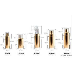 Customized Plastic Bottles 60-180ml PET Bottle With Pump