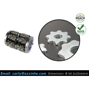 8-Sided Carbide Tipped Milling Cutters Slats 80x30x8 And In The Blastrac Von Arx