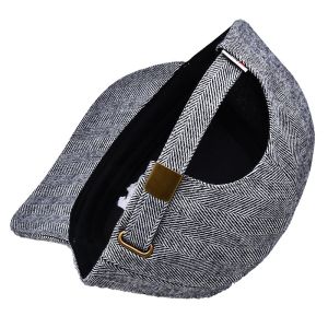 Adjustable Closure Six-Panel Snapback Cap - Match The Fabric Stitching