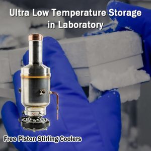 Free-Piston Stirling Engine ULT Storage Freezer -130C for Vaccine and Cell