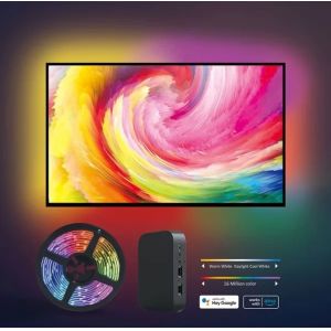 Adjustable Brightness LED Strip Lights With Music Sync App Control