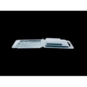 China Custom Food Grade PET Clamshell Packaging with Hanging Tab on sale