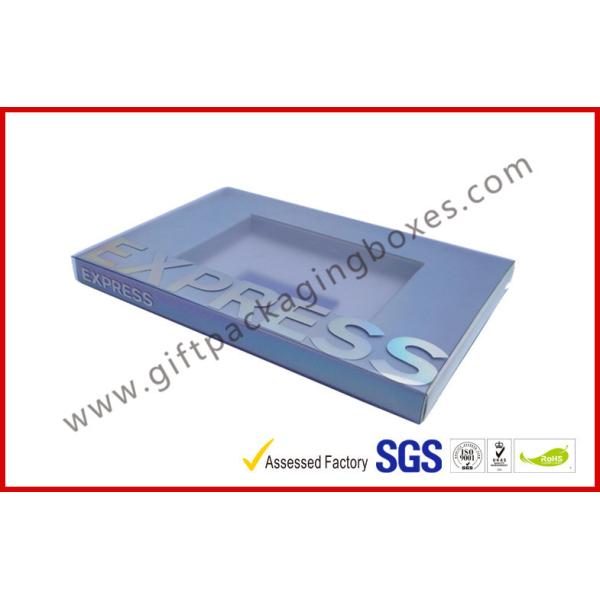 Quality Silver Envelope Card Board Packaging Boxes , Clear Plastic Sleeve Screen Protector Packaging wholesale