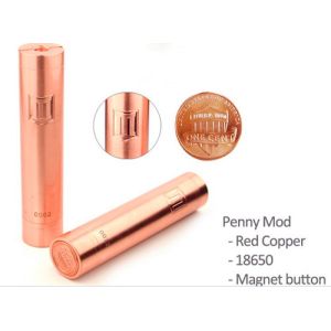 2014 Newest Mechanical Mod Red Copper Penny Mod Penny Mechanical Mod Hot Selling