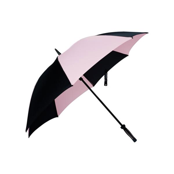 Quality Manual Open Windproof Pongee Straight Handle Umbrella Women Design wholesale