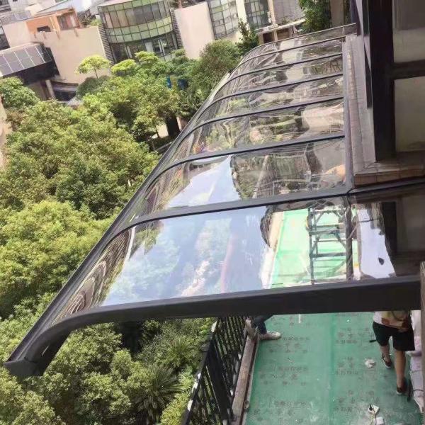 Custermized Black White Gray PC Coated Impact Resistant Multiple Sizes Aluminum