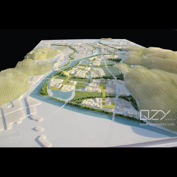 Wuyan Design - 1/1500 Ningbo Yinzhou Yinzhou River Planning Mode