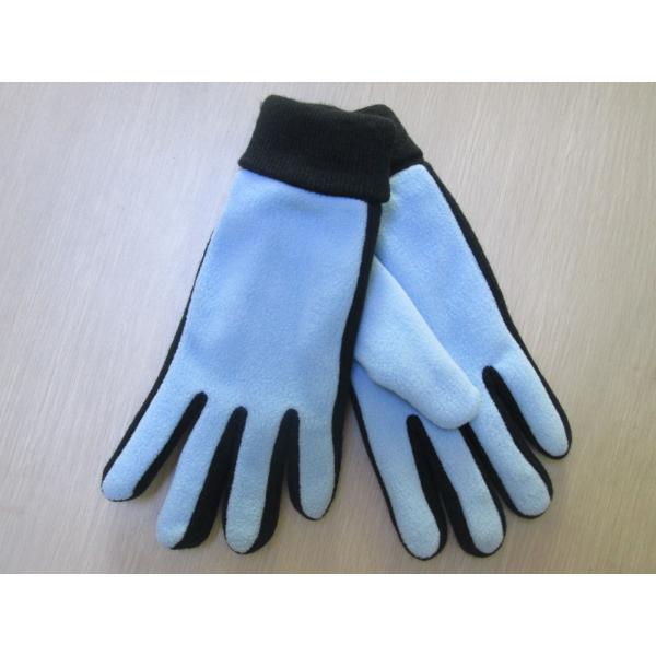 Quality Winter gloves for Men and Woven Robbin Cuff--Fleece Glove--Polyester glove- wholesale