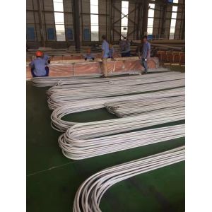 Stainless Steel U Bend Tube , 100% Eddy Current Test & Hydrostatic Test , 19